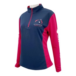 Design Contrast Half Chest Zipper Long Sleeve Corporate Collar Contrast Zipper Women's Racing Training Wear Sweatshirt Design Functional Sweatshirt Supplier W221 Design Contrast Half Chest Zipper Long Sleeve Corporate Collar Contrast Zipper Women's Racing Training Wear Sweatshirt Design Functional Sweatshirt Supplier W221